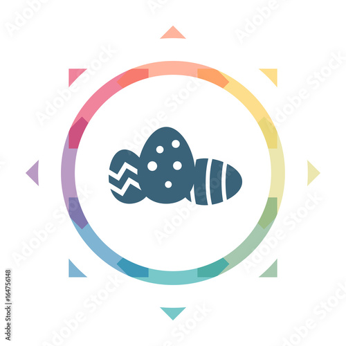 buntes Symbol - Ostereier