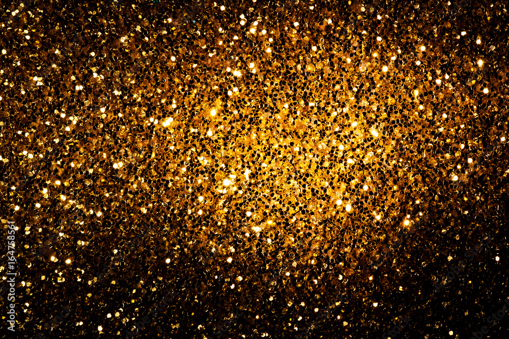 Golden glitter background