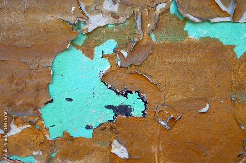 Graffiti on a wall - detail of a graffiti painted on a wall