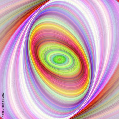Multicolored elliptical fractal art background