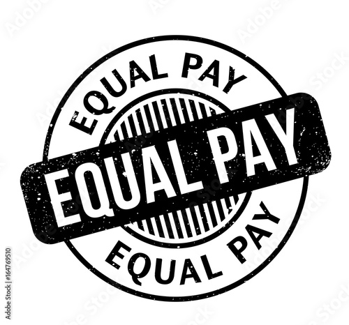 Equal Pay rubber stamp. Grunge design with dust scratches. Effects can be easily removed for a clean, crisp look. Color is easily changed.