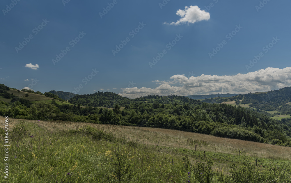 Pieniny national park in Slovakia and Poland