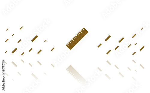 Lineal Reflektierend Weiss