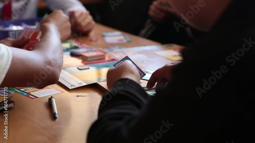 Board game on table