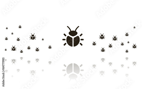 Käfer Reflektierend Weiss