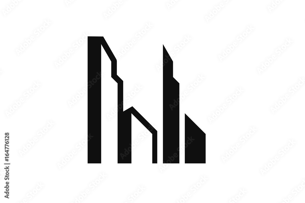 real estate logo Buildings icon