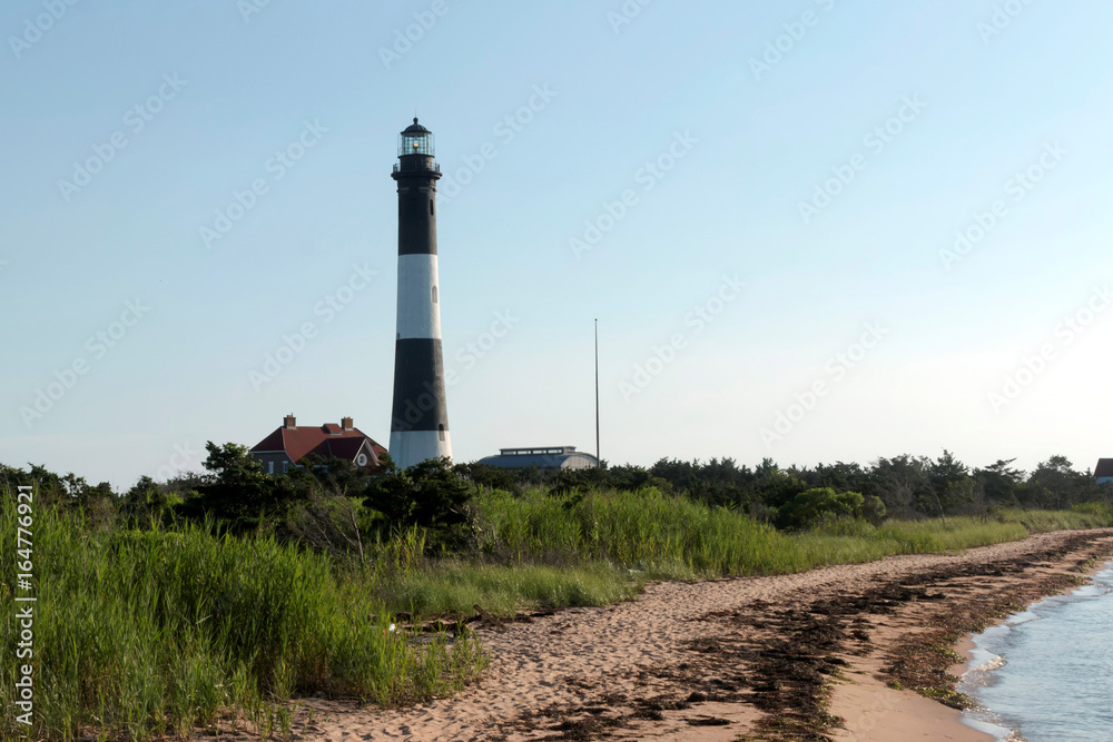 The Fire Island Lighhouse from the bay side