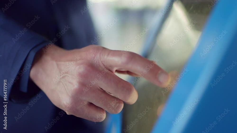 Activating touch screen