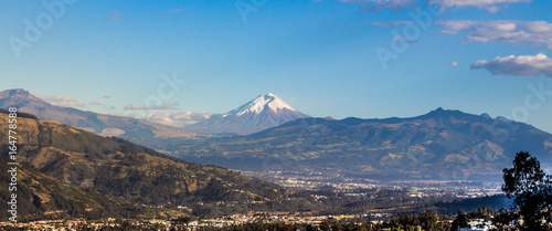 Cotopaxi volcan Ecuador, vista desde Quito  