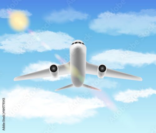 white aero plane flying in a sky