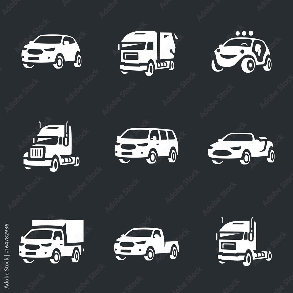 Vector Set of Transport Icons.
