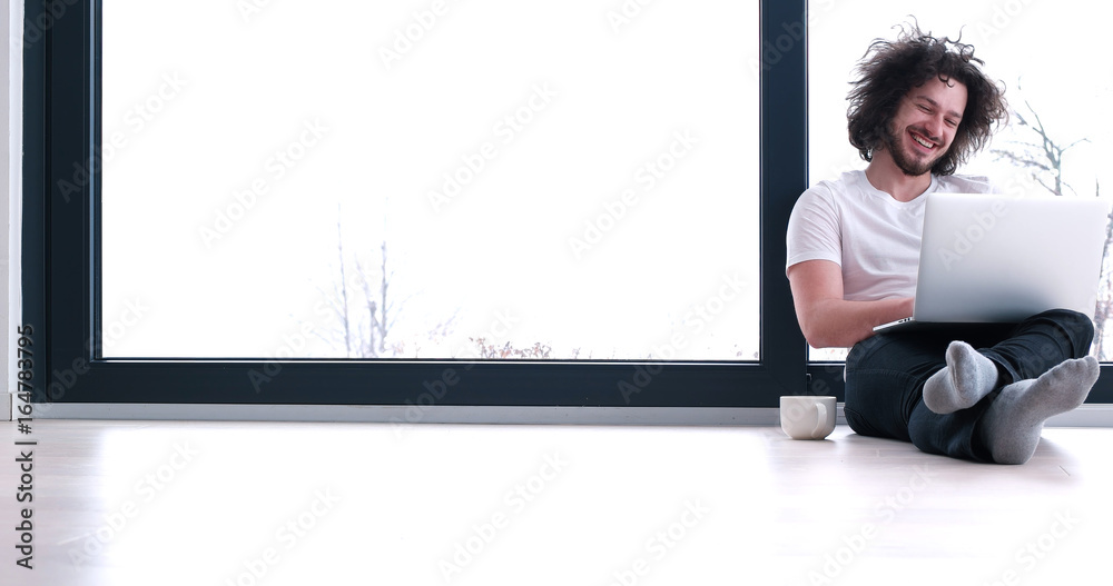 man enjoying relaxing lifestyle man enjoying relaxing lifestyle