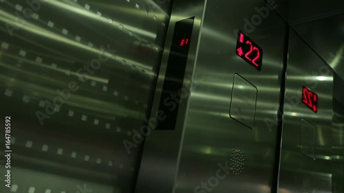 Elevator doors open and close photo