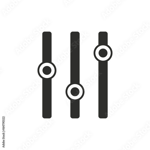 Adjustment vector icon.