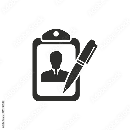 Application form vector icon.