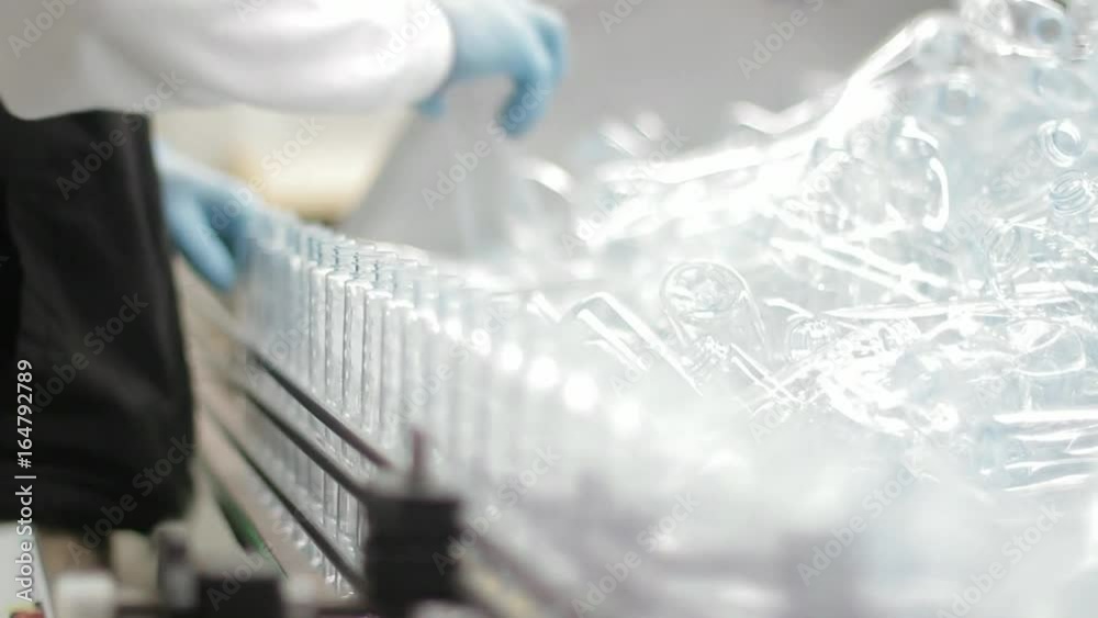 Sorting plastic bottles Sorting plastic bottles
