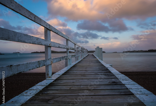 Sunrise pier NZ