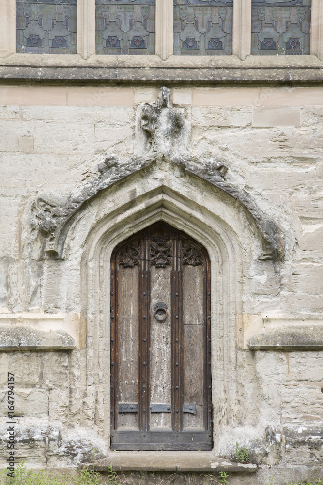 Entrance Door, Holy Trinity Church; Stratford Upon Avon;