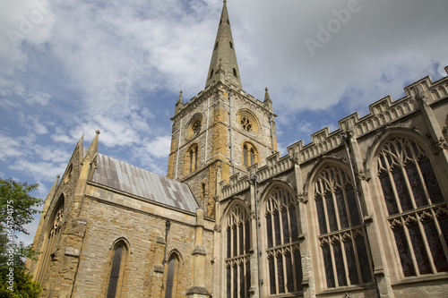 Tower of Holy Trinity Church; Stratford Upon Avon; England