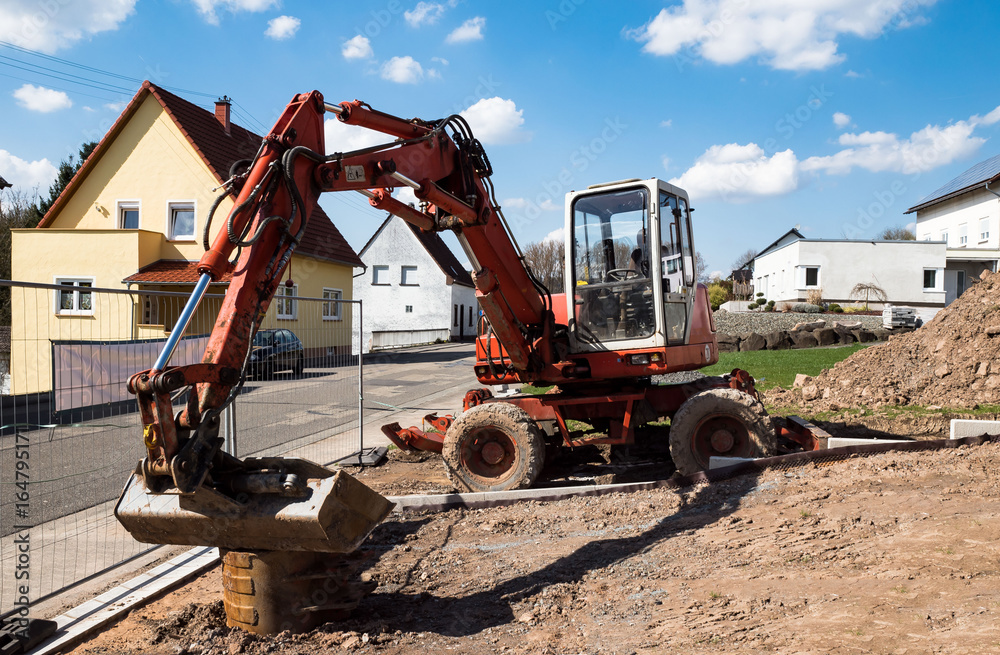 Obraz premium Bagger