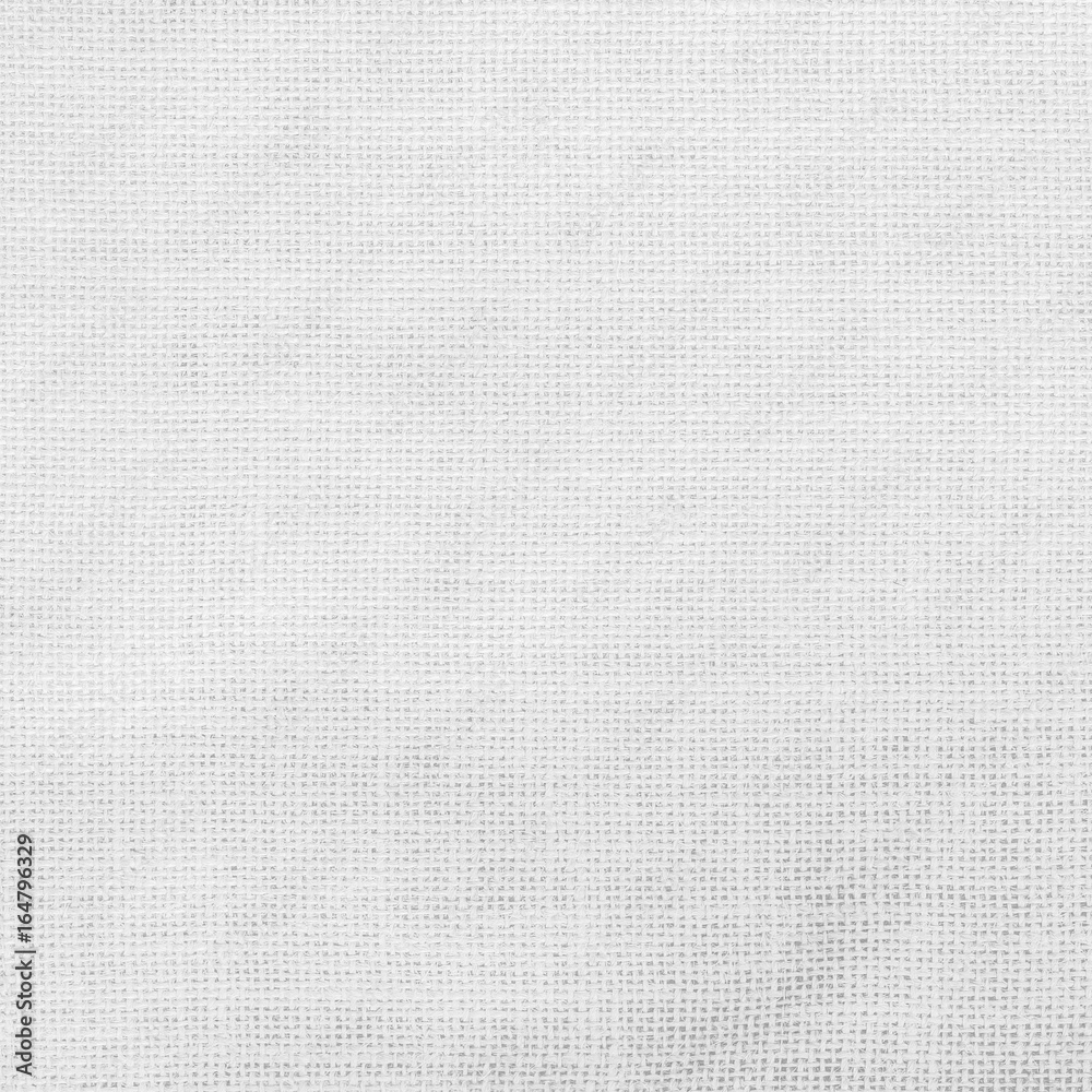 Fototapeta premium White hessian sack cloth texture canvas fabric background