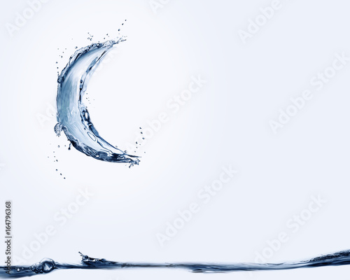Blue Water Moon Floating