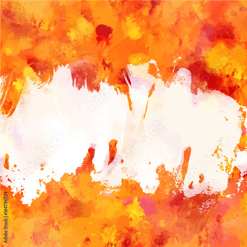 Vector red and yellow background texture with copy space