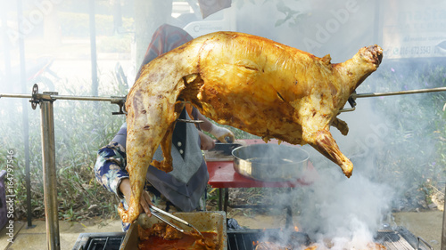 Grilled goats