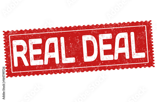 Real deal sign or stamp