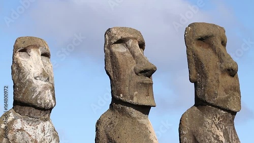 Easter island monuments