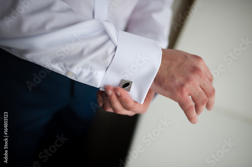 Man dress cufflinks.