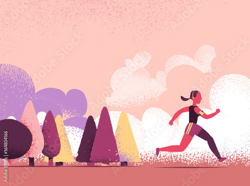 Jogging all'aria aperta