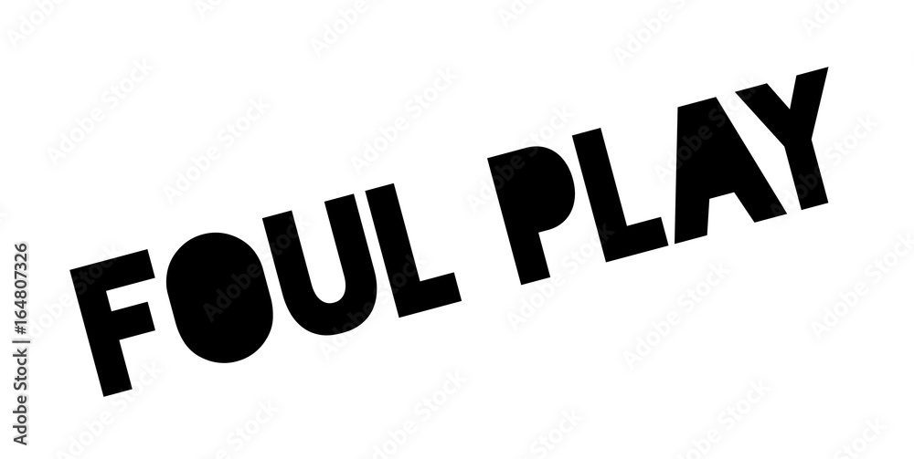 Foul Play rubber stamp. Grunge design with dust scratches. Effects can be easily removed for a clean, crisp look. Color is easily changed. Foul Play rubber stamp. Grunge design with dust scratches. Effects can be easily removed for a clean, crisp look. Color is easily changed.