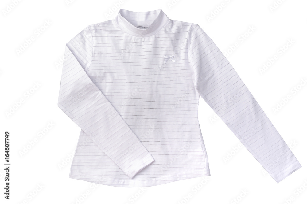 white shirt isolated on a white background
