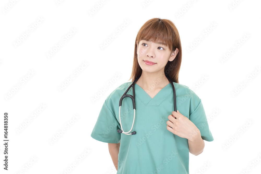 微笑む女医 微笑む女医