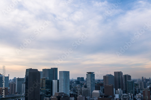 Urban landscape in Tokyo -                         