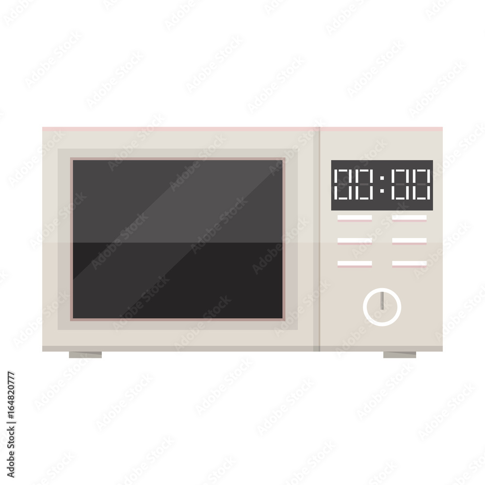 Obraz premium White microwave isolated