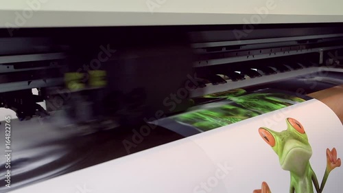 Printing large paper
