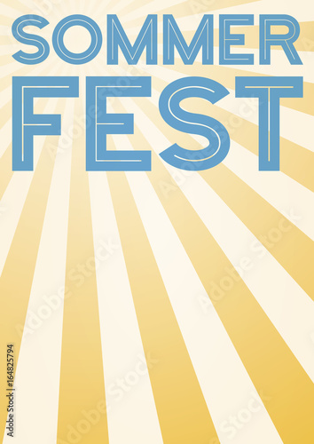Sommerfest Plakat