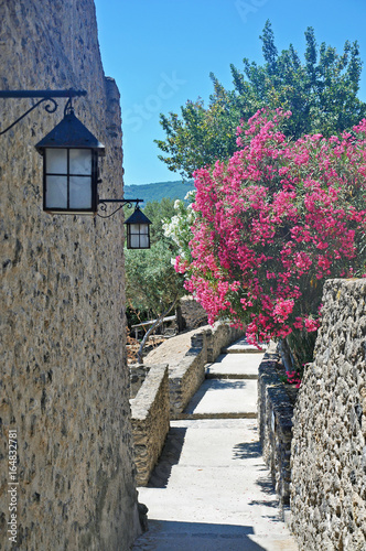 Road-stairs in the territory of the Aragonese castle