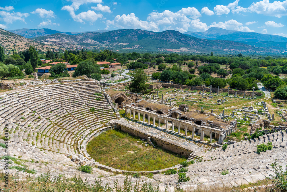 The Theater of the Aphrodisias ancient city, Aydin, Turkey