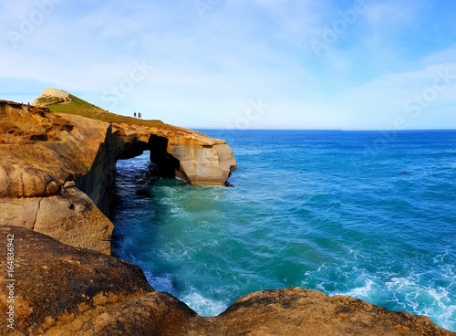 Tunnel beach walkway new zealand