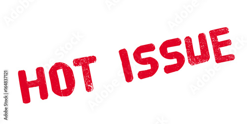 Hot Issue rubber stamp. Grunge design with dust scratches. Effects can be easily removed for a clean, crisp look. Color is easily changed.