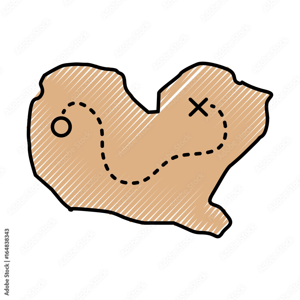 treasure map game icon vector illustration design treasure map game icon vector illustration design