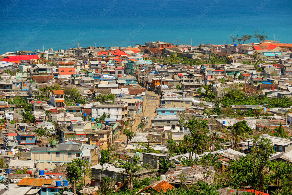 Aerial view of Baracoa in Cuba