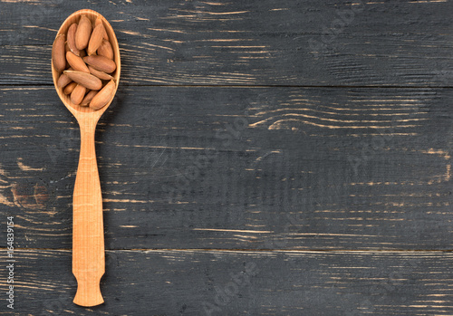 Uzbek almond in spoon