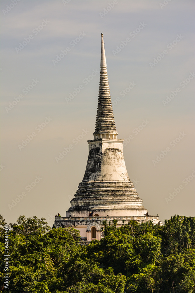 Fototapeta premium Phra Nakhon Khiri is a historical park in Phetchaburi, Thailand. The park consists of three building groups, located on the three peaks of the high hill. 