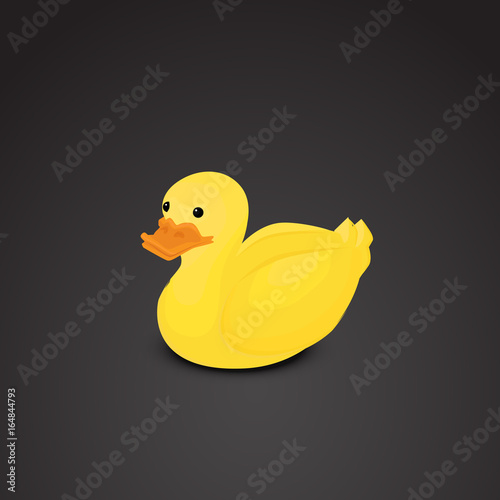 Duck vector icon.