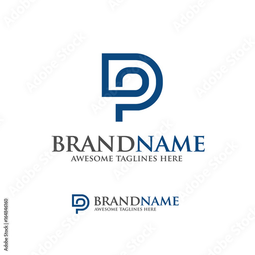 Free Download Letter P logo vector illustration template, letter P trend logo vector, creative Letter P letter logo - GFXLoad
