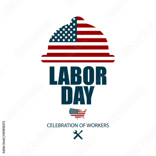 American Happy Labor Day, Poster or Banner Happy Labor Day